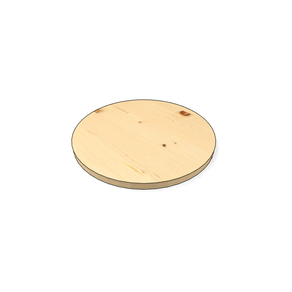 Rondelle aus 3-Schichtplatte, Durchmesser: 400 mm